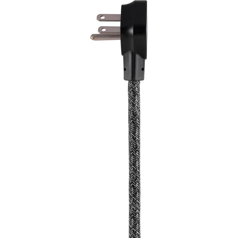 Cordinate 3 Outlet 10' Extension Cord Dark Heather