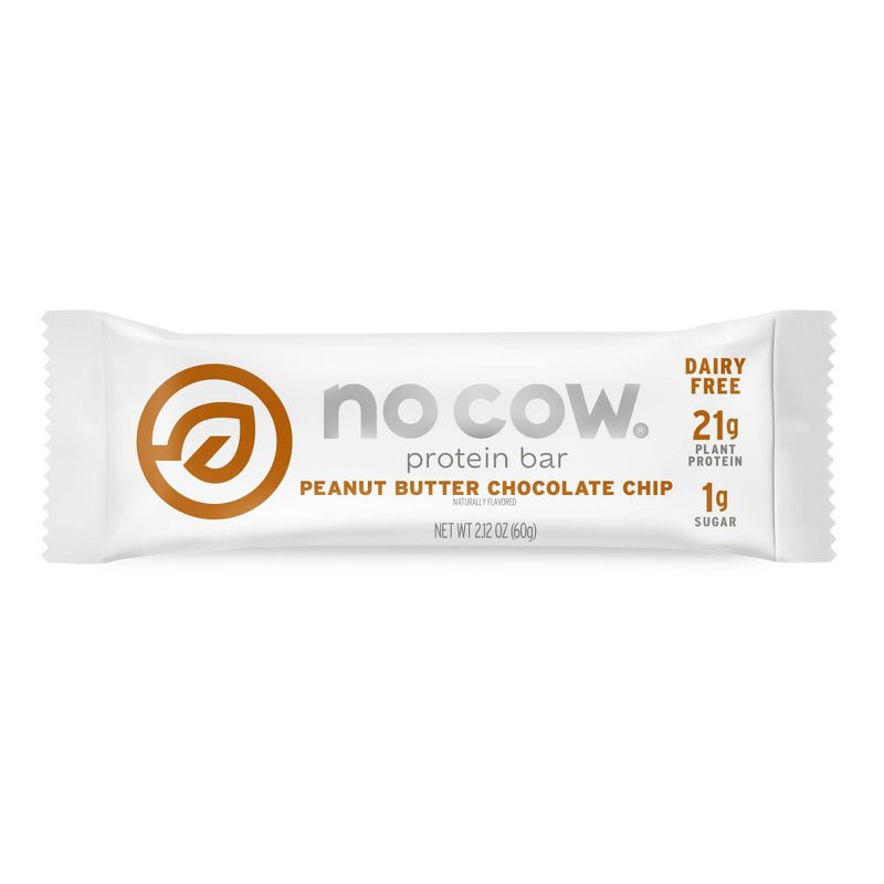 No Cow Protein Bars - Peanut Butter Chocolate Chip - 4pk