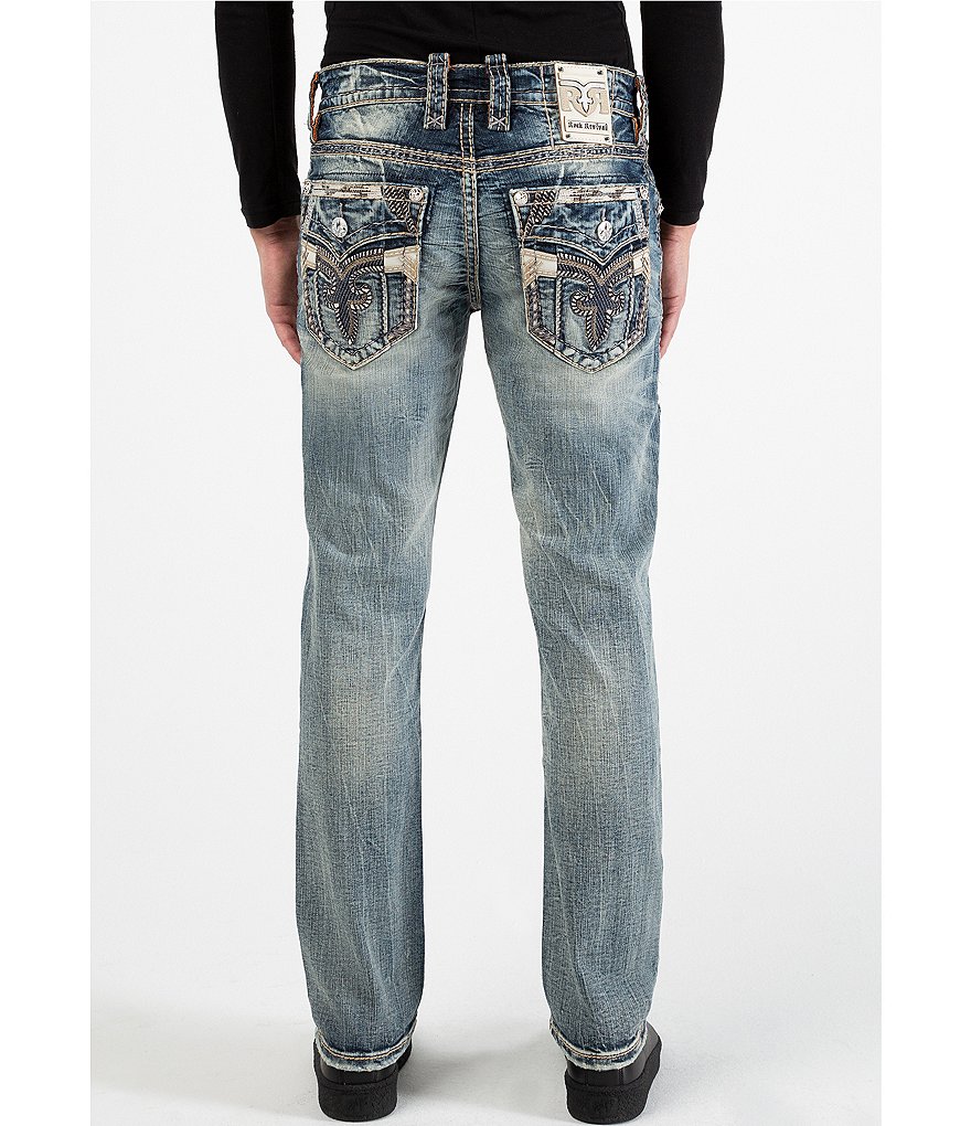 Rock Revival Rafford A210 Straight-Fit Denim Jeans