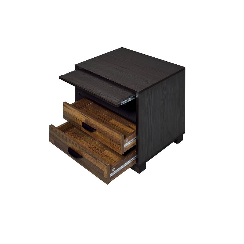 Milosh Accent Table Walnut/Espresso - Acme Furniture