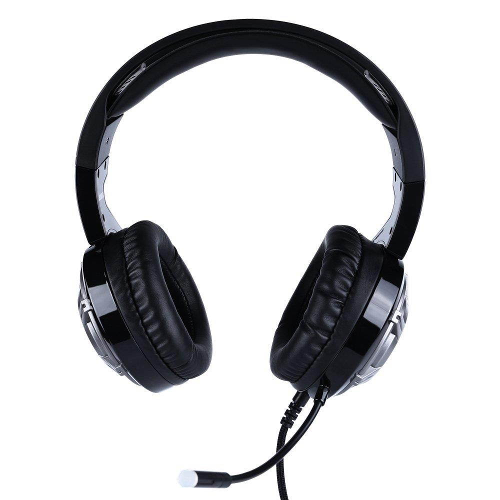 SOMIC G926S 3.5mm Stereo Gaming Headset for PC,Laptop,Phone,PS4,XboxOne Over Ear Wired Headphone with Mic, On Ear Volume Control