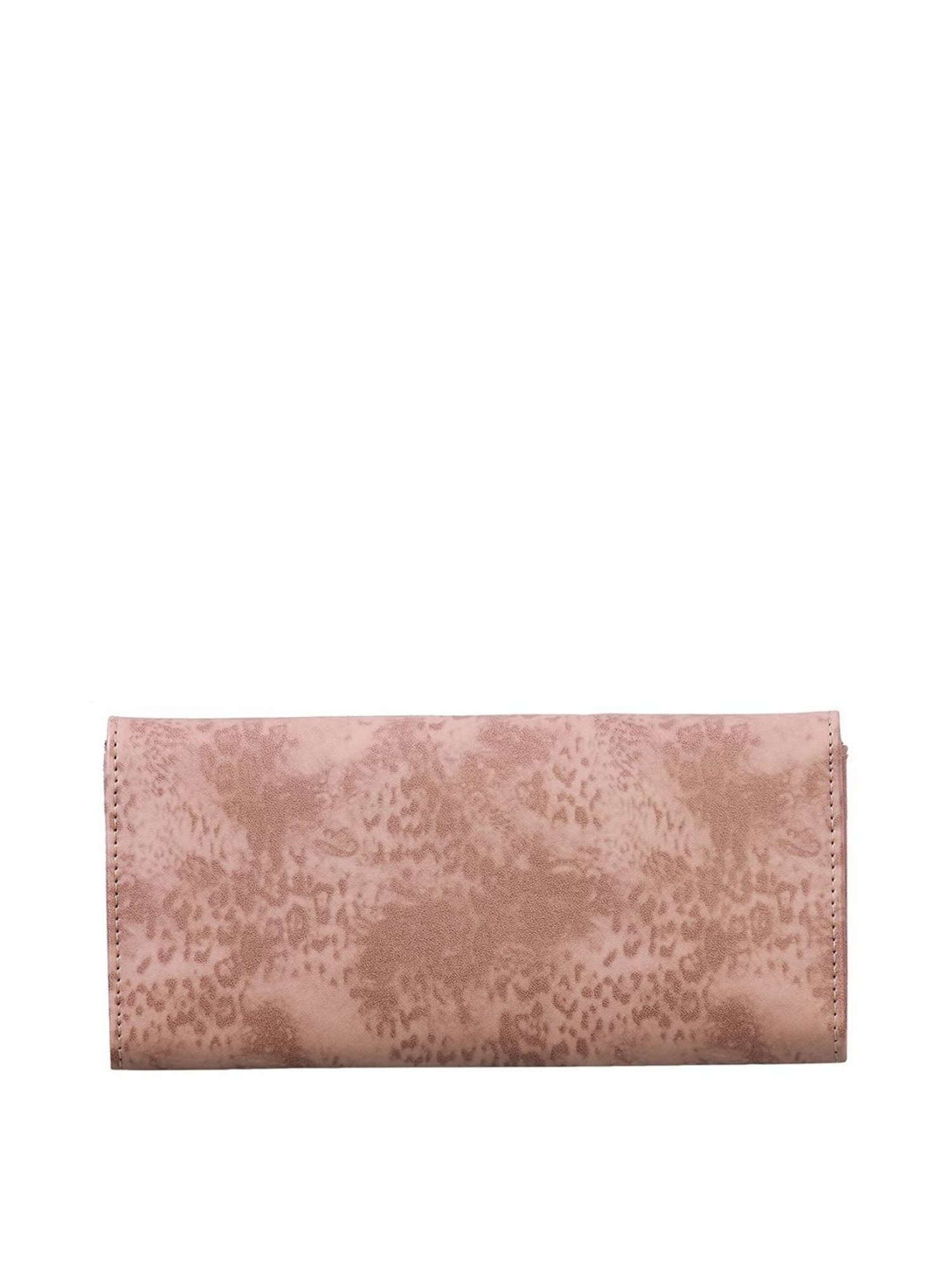 Bellissa Nude Printed Premium Tri-Fold Wallet for Women
