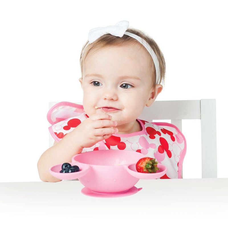 Bumkins Disney Minnie Mouse First Feeding Set - Pink