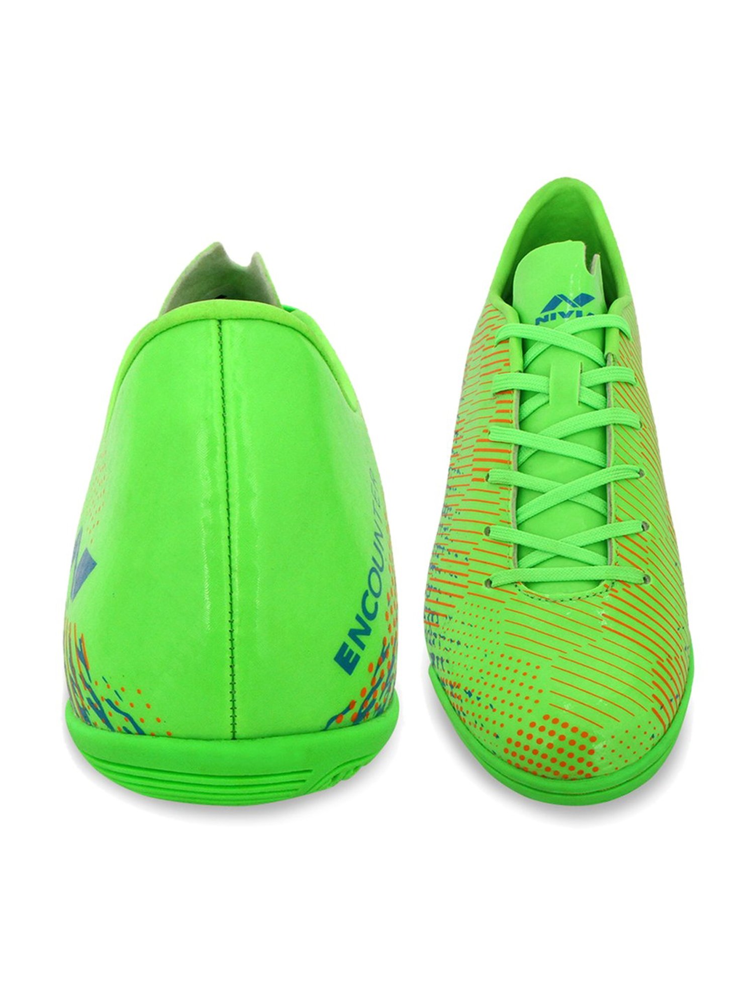 Nivia Men's Encounter 9.0 Futsal Neon Football Shoes