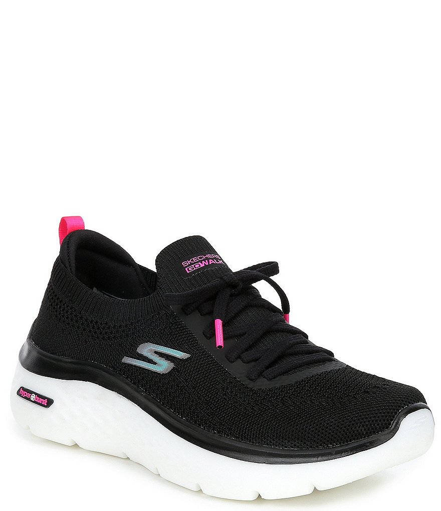 Skechers Go Walk Hyper Burst Mesh Slip-On Sneakers