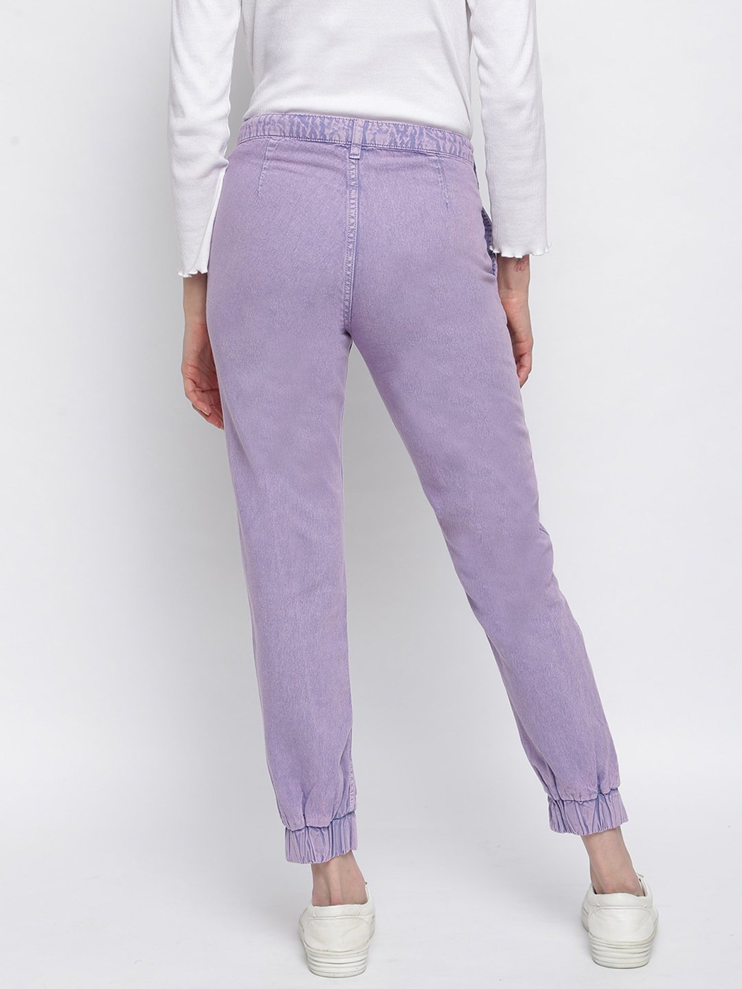 Tales & Stories Purple Regular Fit Joggers
