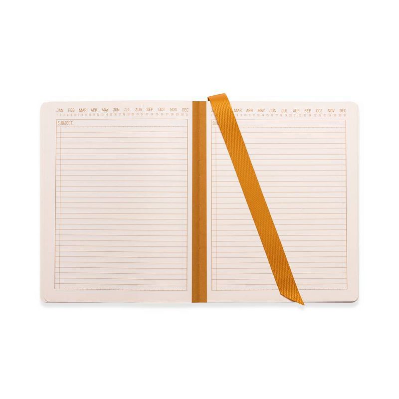 Lined Satin Journal Sunny Side Teal - Designworks Ink