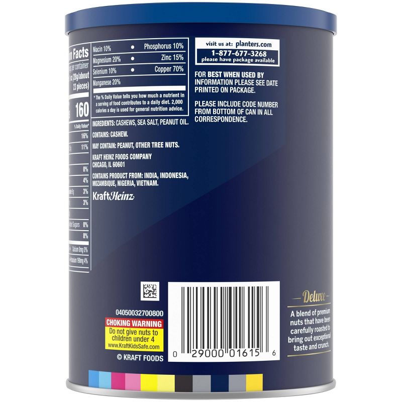 Planters Deluxe Salted Whole Cashews - 18.25oz