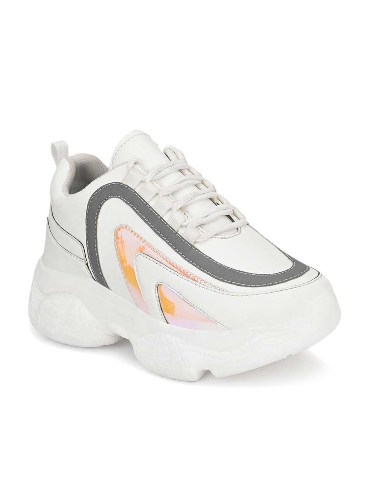 El Paso Women's White Sneakers