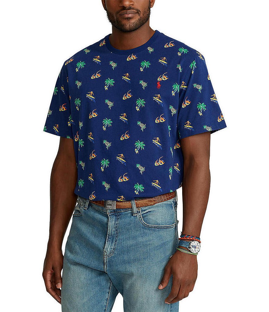 Murano Big & Tall Liquid Luxury Interlock Short-Sleeve Crew Tee