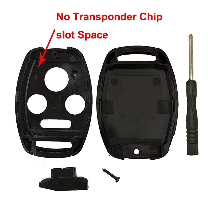Fob Shell Case Fit for Honda Accord Civic Ex Pilot less Entry Remote Housing Replacement with Screwdriver