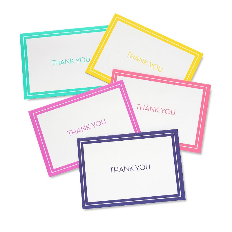 50ct Solid "Thank You" Note Cards