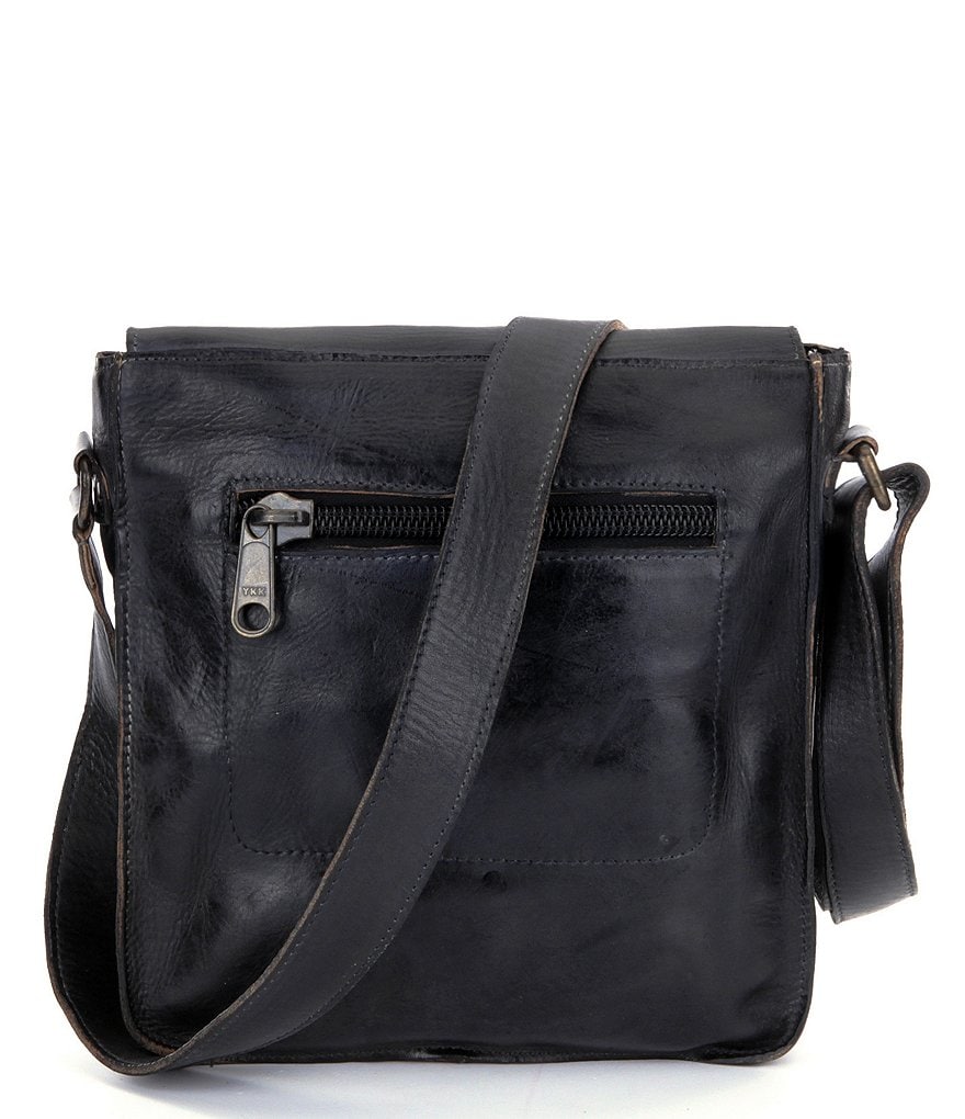 Bed Stu Venice Beach Buckle Weathered Leather Crossbody Bag