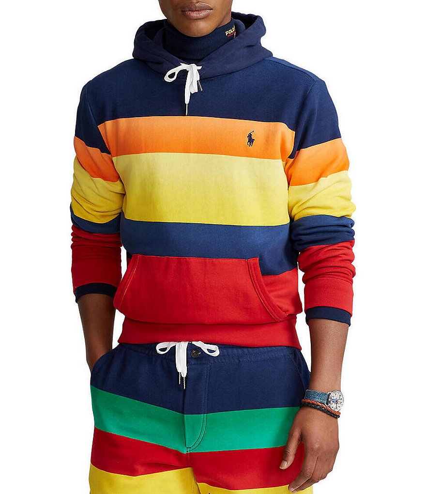 Polo Ralph Lauren Striped Fleece Hoodie