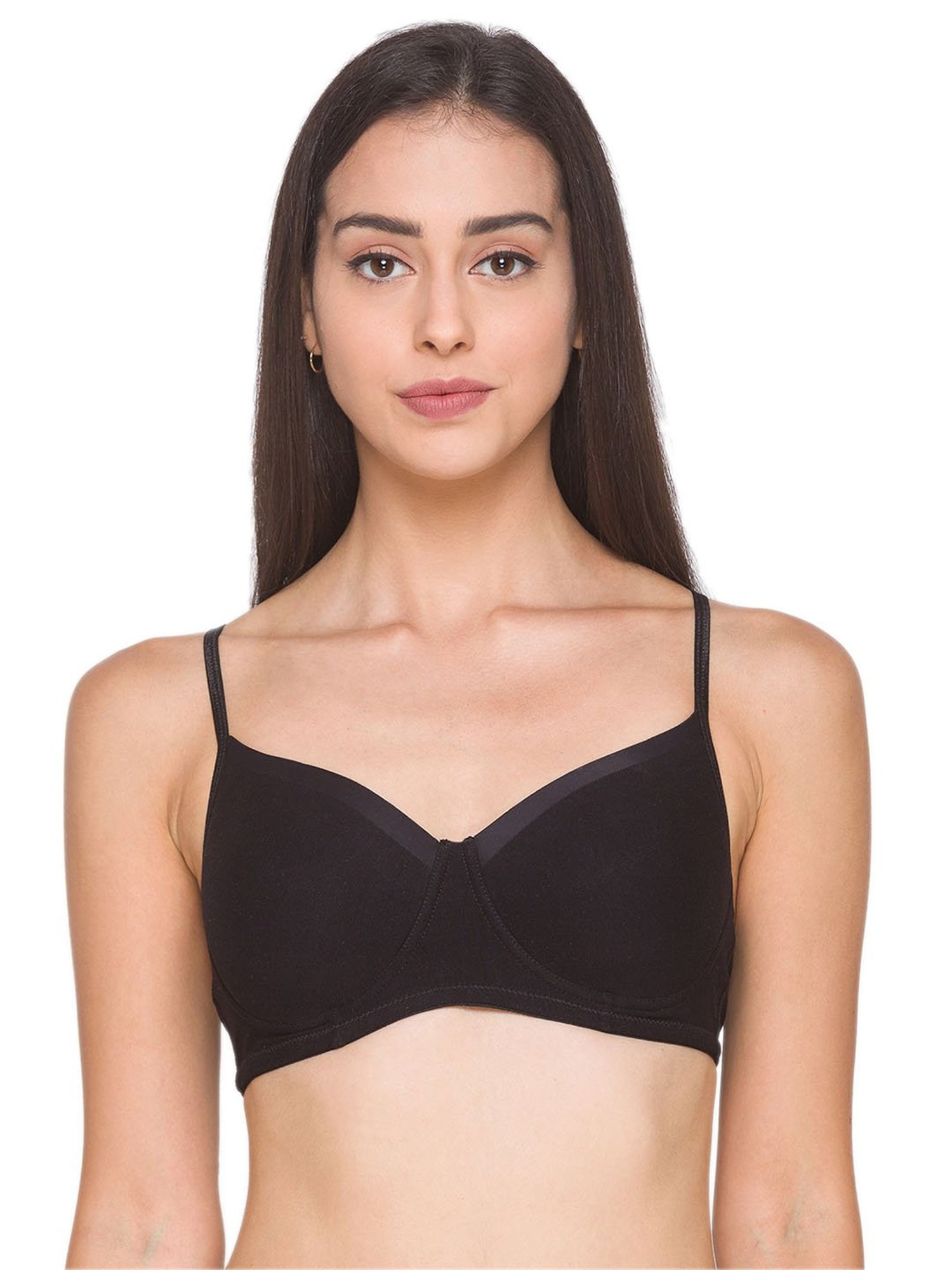 Candyskin Black Non Wired Padded Everyday Bra