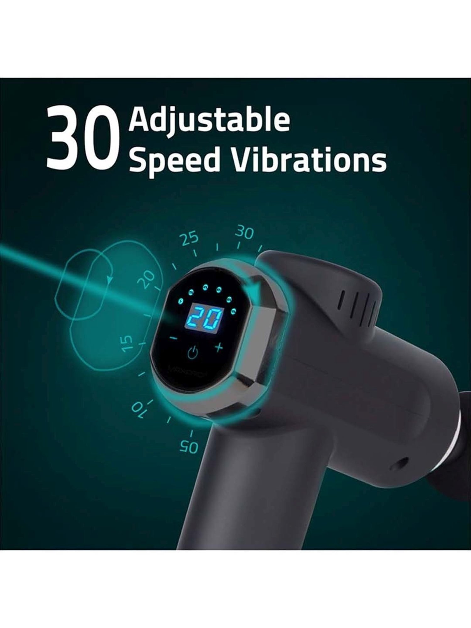 MAXPRO MPMG02 Handheld Precision Deep Tissue Massage Gun for Full body pain relief, Rechargeable