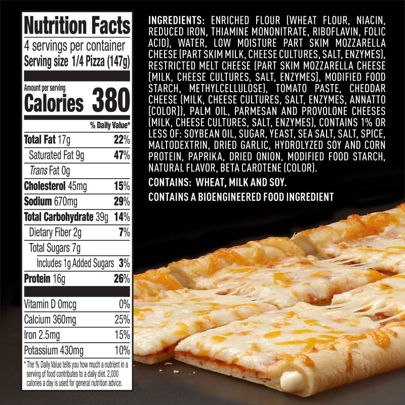 Red Baron Stuffed Crust Four Cheese Frozen Pizza - 20.67oz