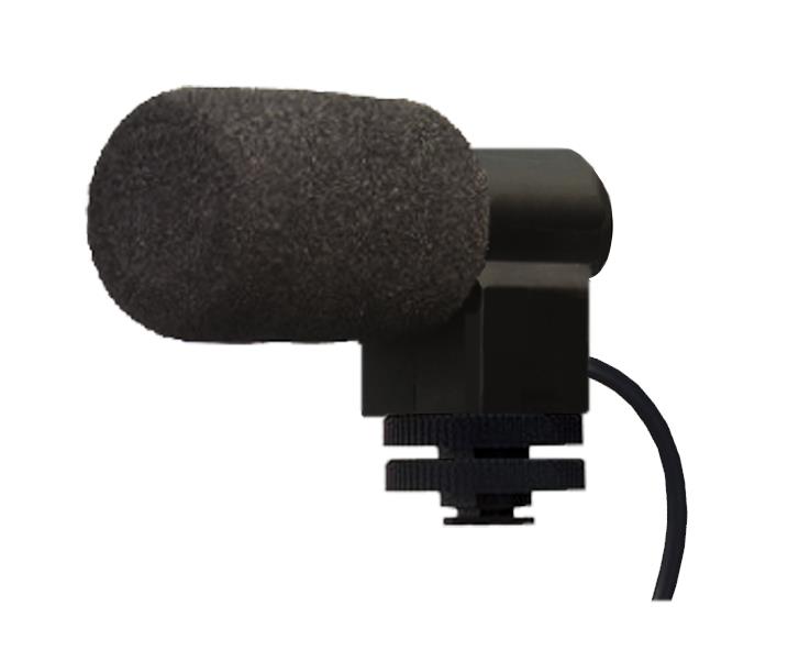 Stereo Microphone With Windscreen (Shotgun) For Panasonic Lumix DMC-FZ2500 - Includes Bracket