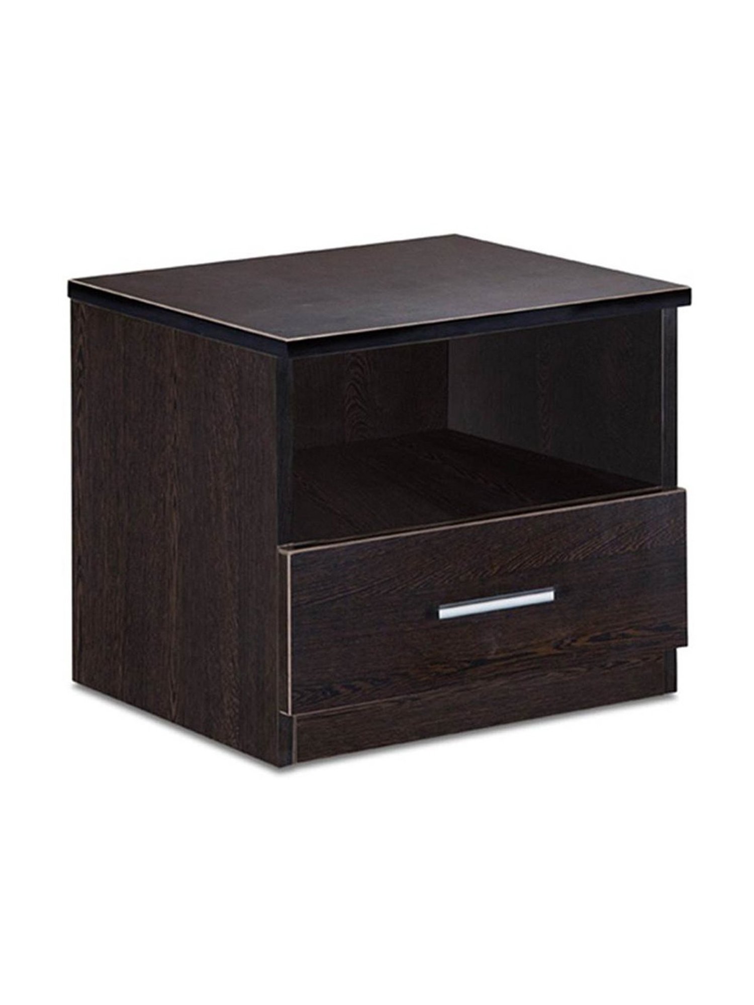 Ikiriya Avina Solid Dark Brown Wood End Table