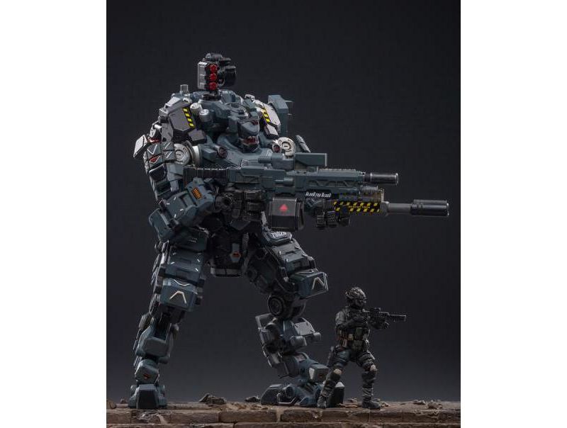 Steelbone Armor Classic Gray Firepower with Pilot | Joy Toy Action figures