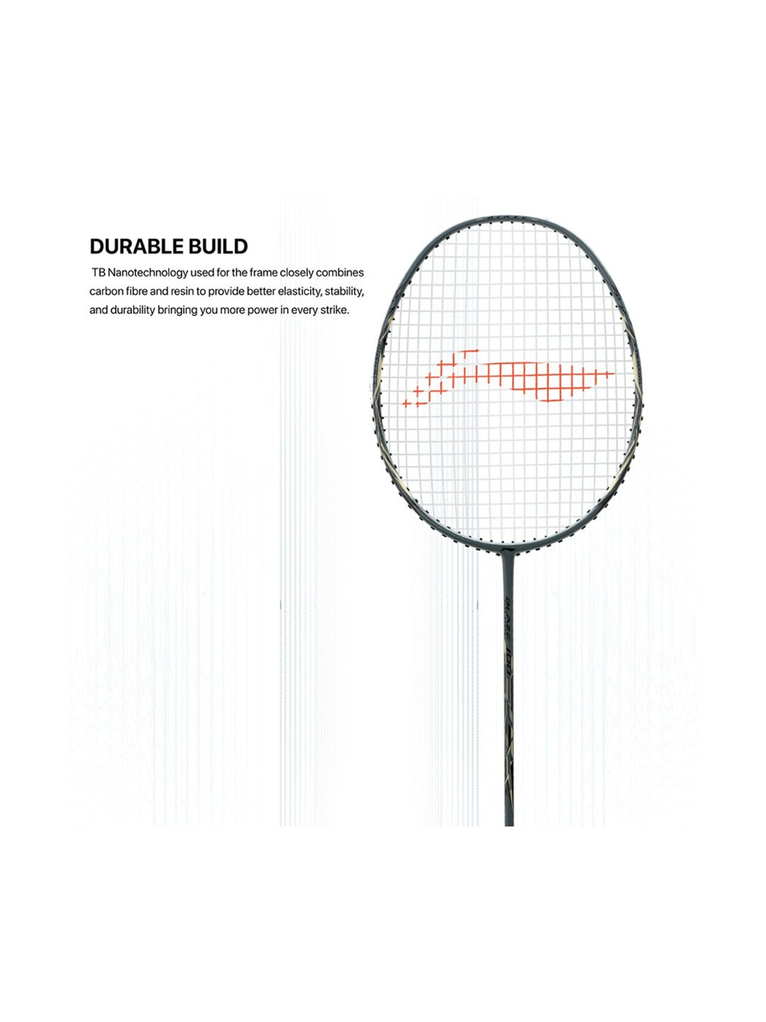 Li-Ning Blaze 100 Badminton Racket (Gun Metal) Size - Medium