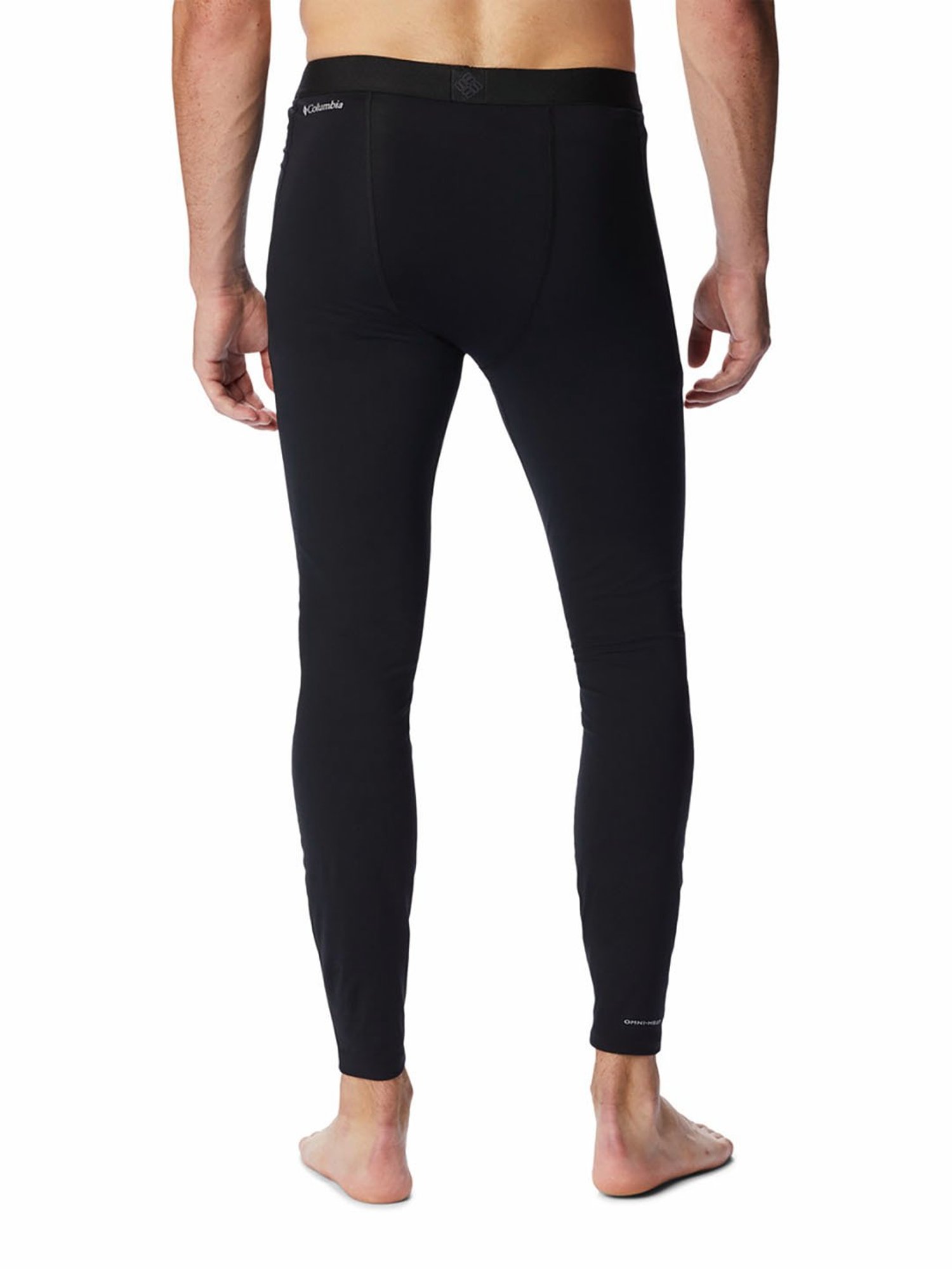 Columbia Men Black Midweight Stretch Tights