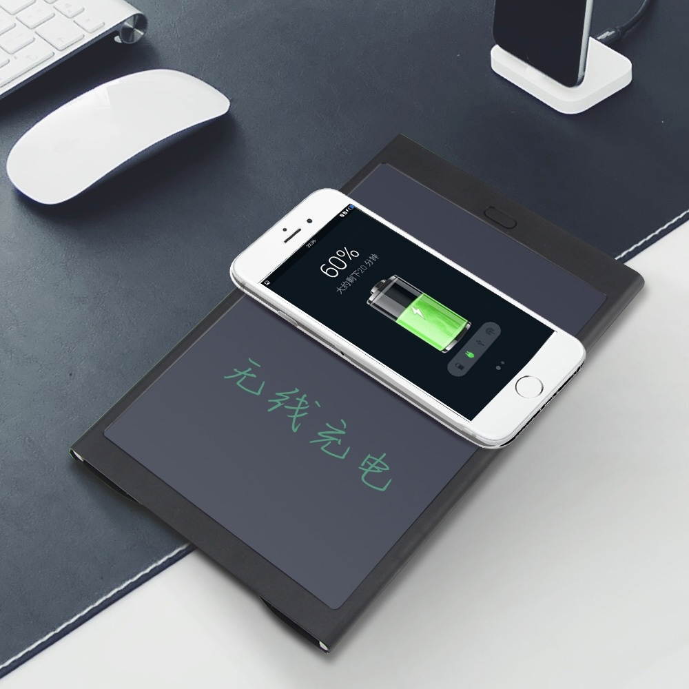 CHUYI DZ0073 Multi-function Hand Pad Wireless Charging Pad LCD Mobile Power Supply Tablet