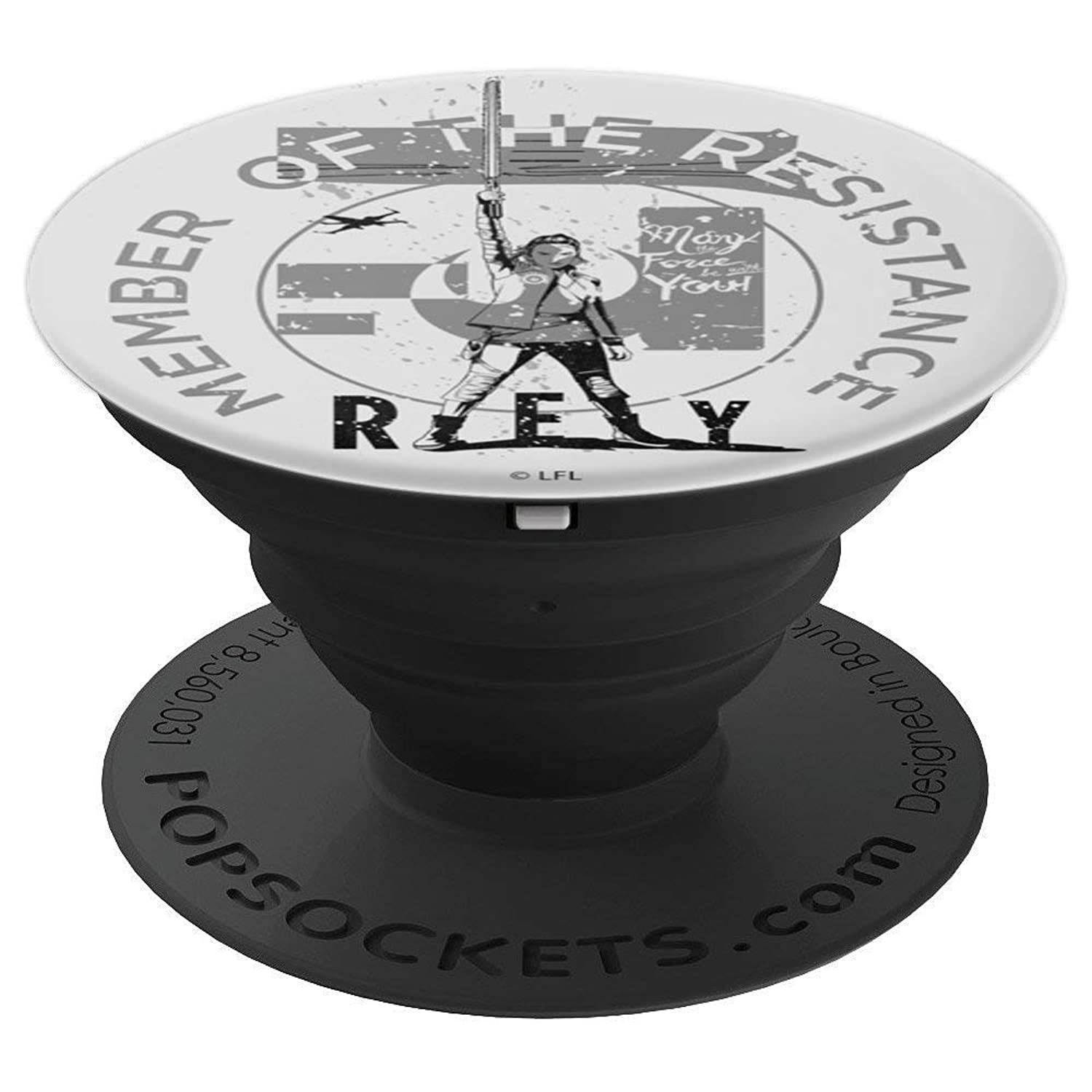 Star Wars The Last Jedi Rey Member Of The Resistance PopSockets Grip and Stand for Phones and Tablets