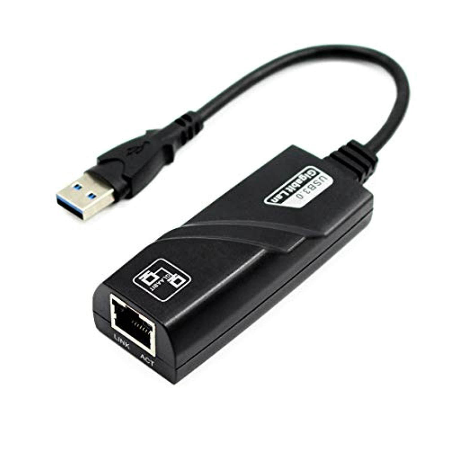 usb 3.0 to ethernet rj45 adapter gigabit network adapter for 10/100/1000 mbps ethernet supports win7/8/8.1/10 mac os