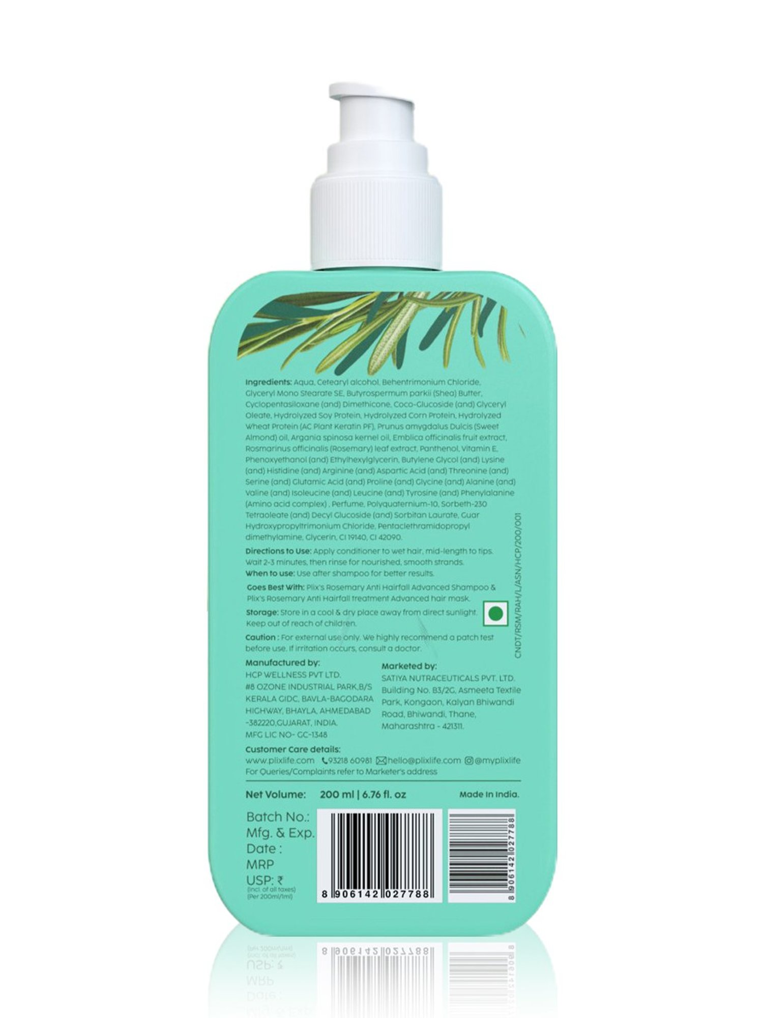 PLIX THE PLANT FIX Rosemary Anti Hairfall Advanced Conditioner - 200 ml