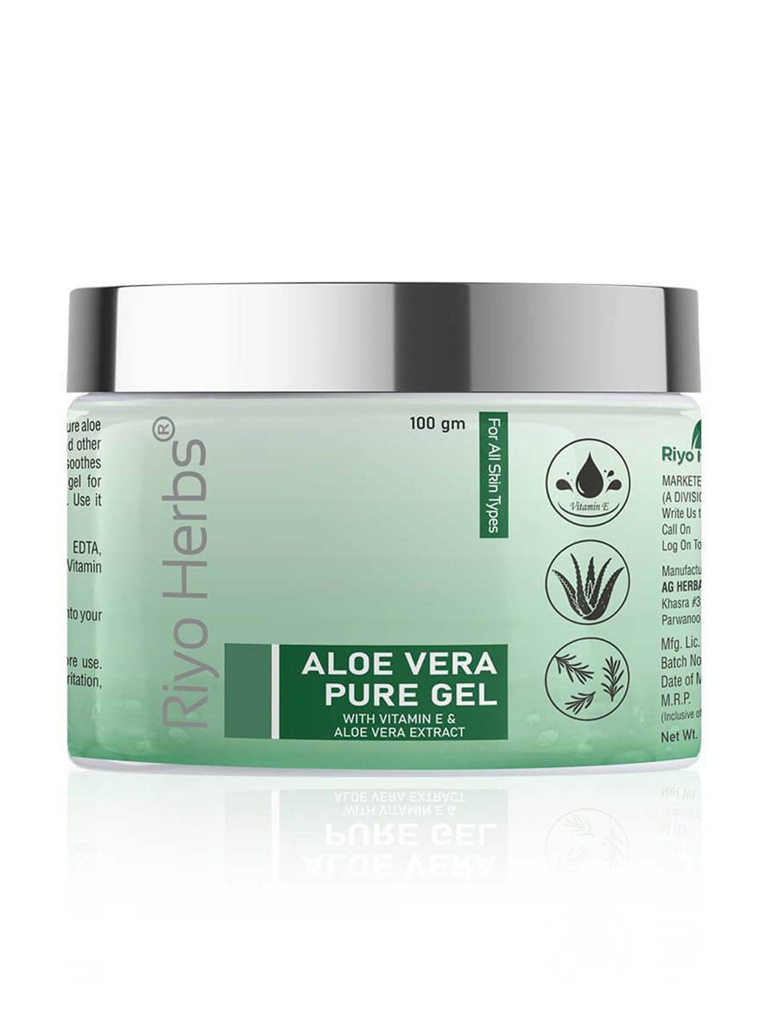Riyo Herbs Aloe Vera Pure Gel - 100 gm
