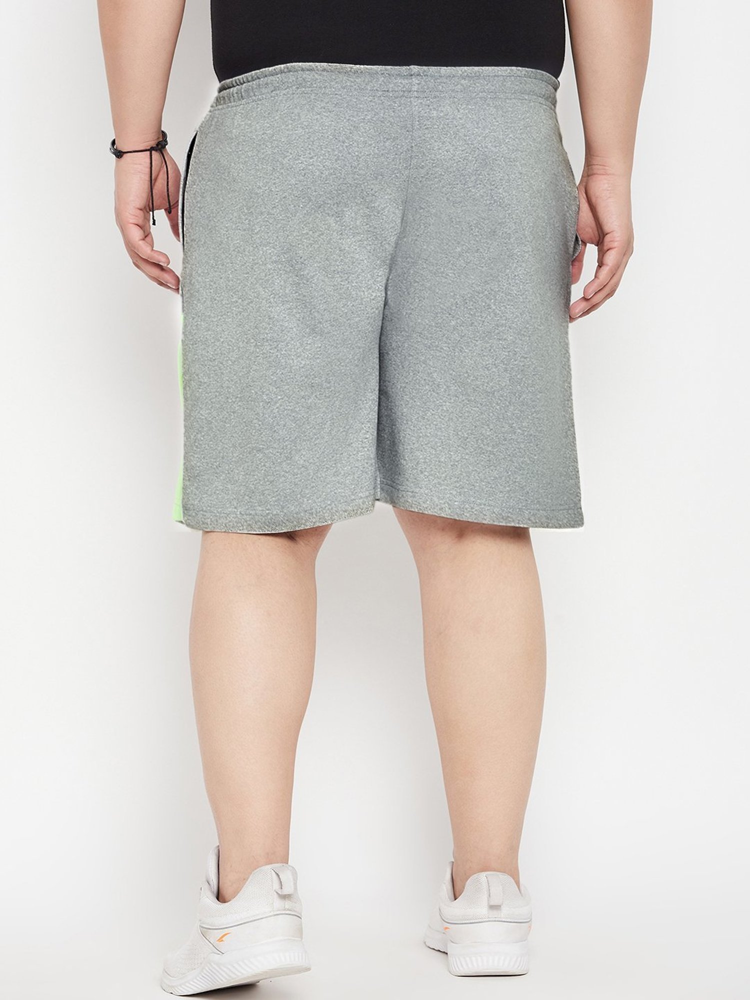 Bigbanana Grey Regular Fit Printed Shorts