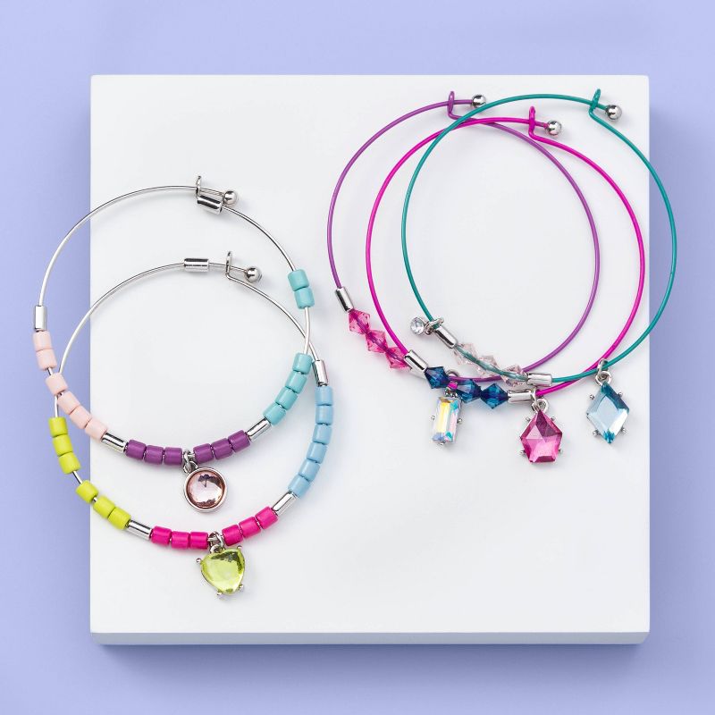 Girls' 5pk Charm Bangle Bracelet Set - More Than Magic™
