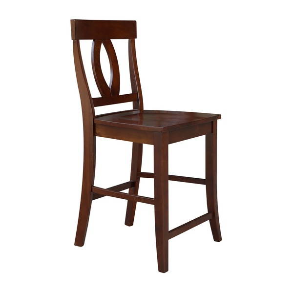 International Concepts S581-1702 Verona Counterheight Stool - 24'' SH Espresso