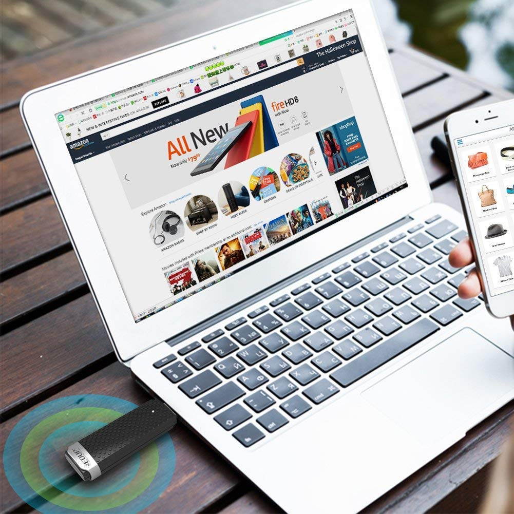 EDUP WiFi Adapter AC1200Mbps USB 3.0 Wireless Adapter 5GHz/2.4GHz Dual Band 802.11AC WiFi USB for PC/Desktop/Laptop,Support Win 10/8.1/7/XP/Mac OS 10.9-10.13