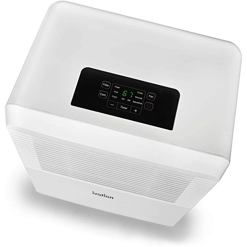 Ivation 22-Pint ENERGY STAR Compressor Dehumidifier with Programmable Humidistat and Hose Connector for Spaces up to 2,000 sq ft.