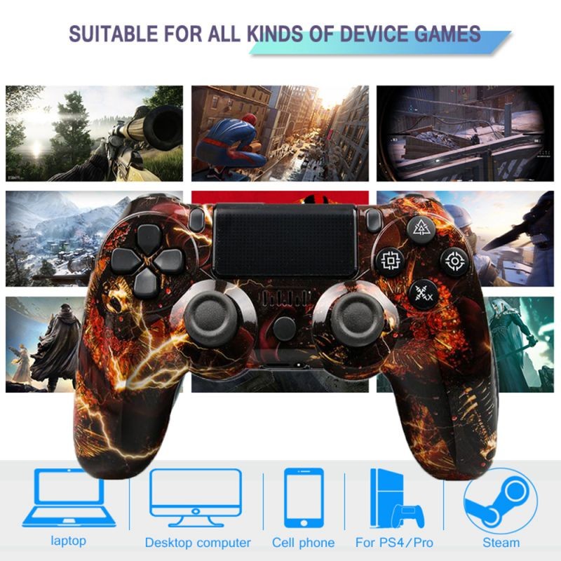 PS4 Wireless Controller Bluetooth Gamepad For PlayStation 4 Pro/Slim/PC/Steam/Sony DualShock 4 Game Joystick