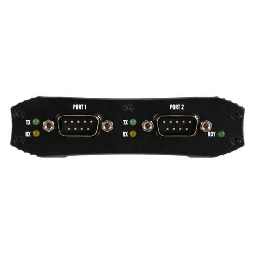 SystemBase - Serial(RS232/422/485) to Ethernet 2Ports Industrial Grade Device Server, DB9 Male Connector, Supports Modbus RTU/ASCII (SG-2021DIL/ALL)