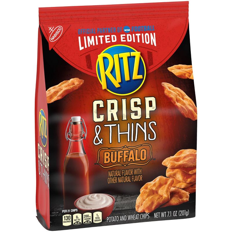 Ritz Crisp & Thins Buffalo Potato Chips - 7.1oz
