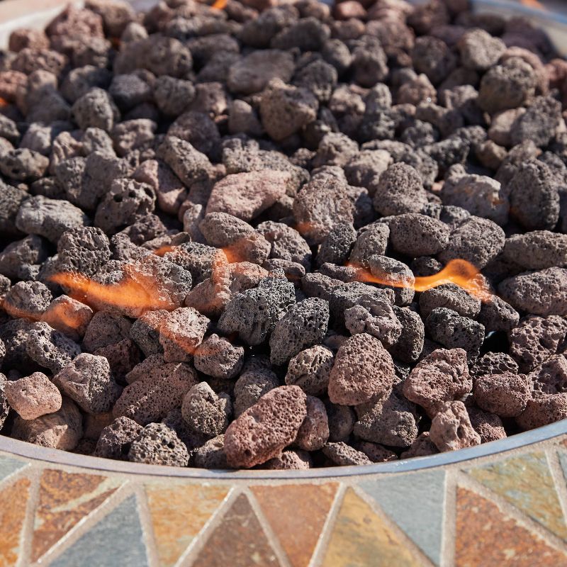 5pc Conversation Steel Patio Seating Sets Blue - Lokatse