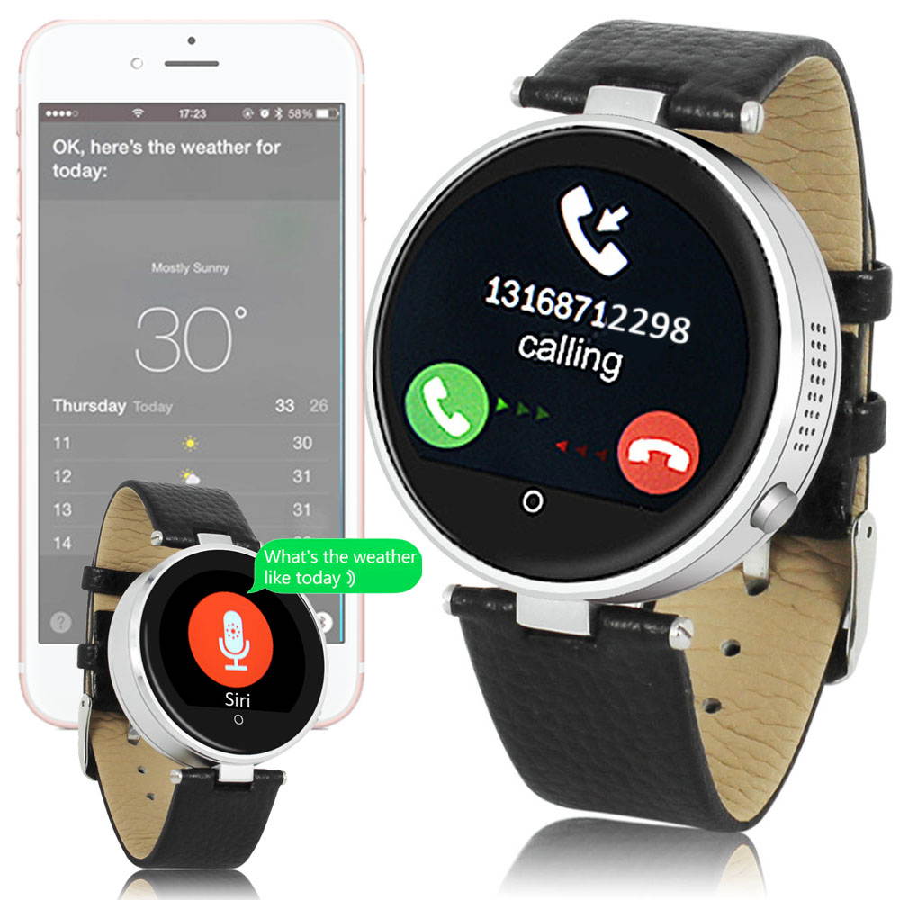 Indigi&reg; 2016 Hot Indigi H365 Wrist Smart Watch Bluetooth Smartwatch Heart Rate Monitor