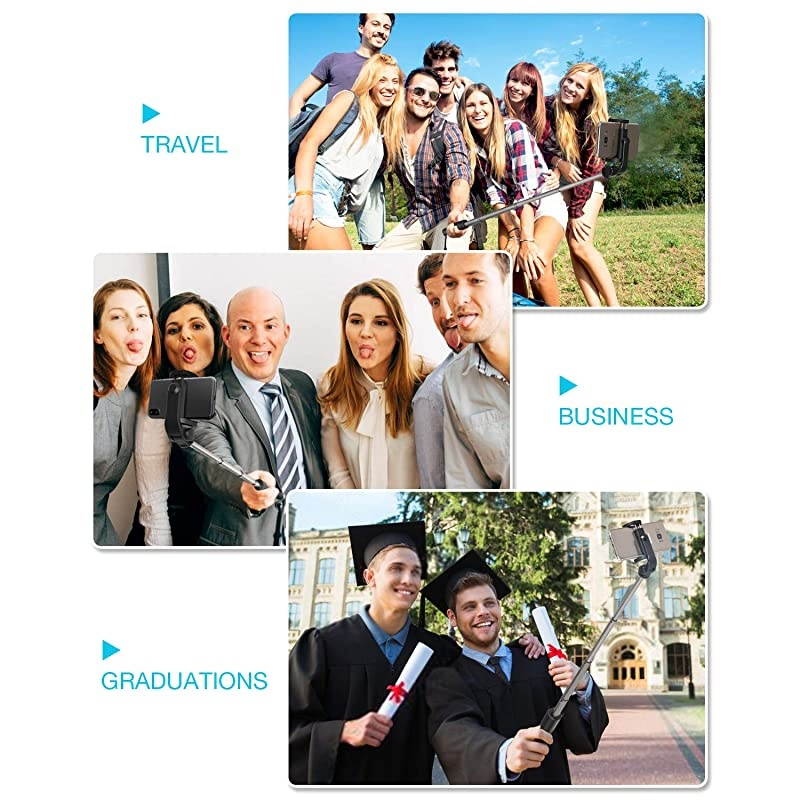 Selfie Stick Tripod  Extendable Bluetooth Selfie Stick with Wireless Remote and Tripod Stand Compatible for iPhone 1111 ProXSXRX8P7P Galaxy S10S9S8 and More