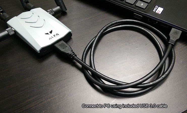 Alfa AWUS1900 802.11ac Dual band 2.4/5 Ghz Wi-Fi USB Adapter AC1900 1900Mbps