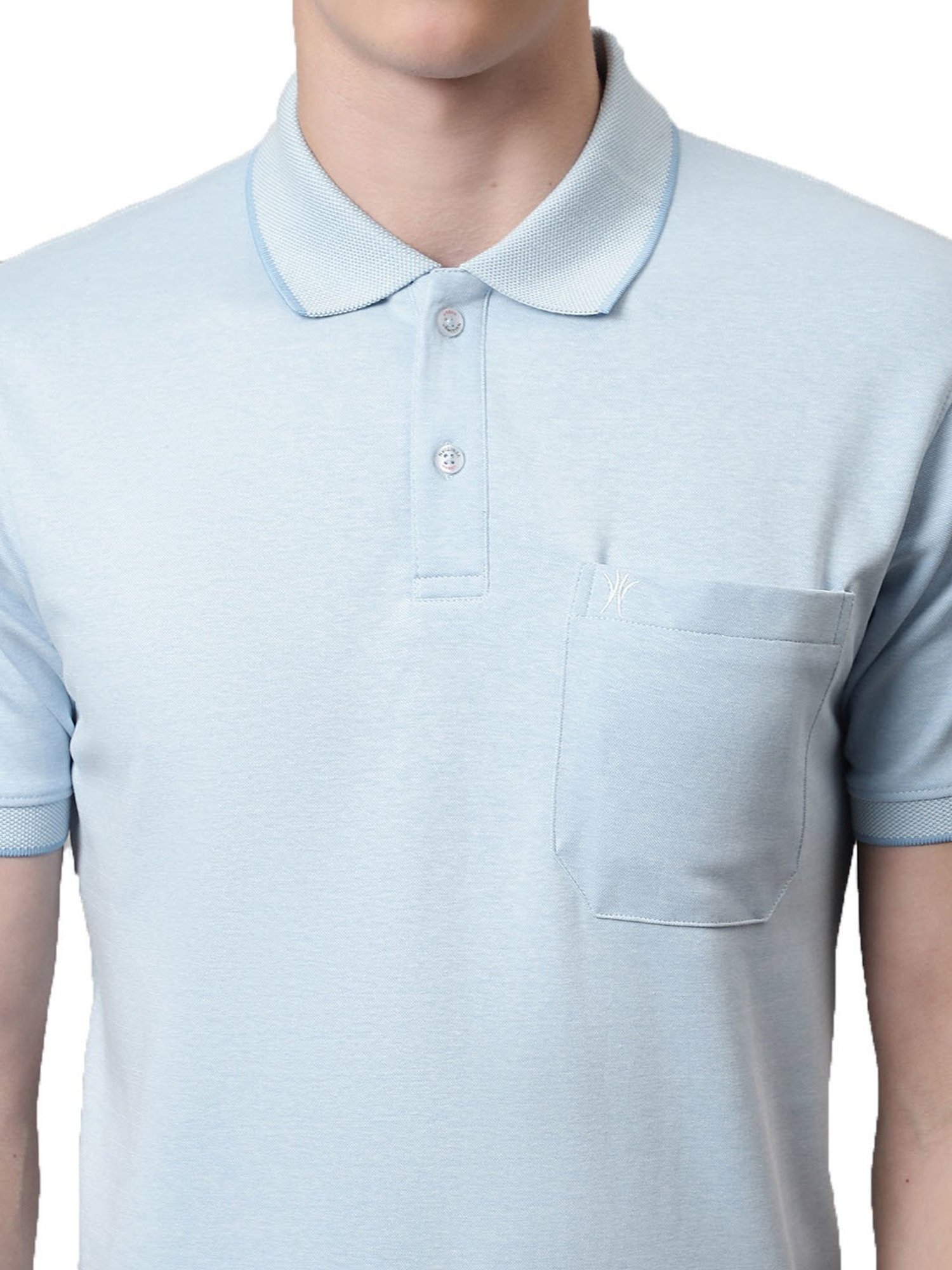 Venitian- Forbidden Clothing Sky Blue Regular Fit Polo T-Shirt
