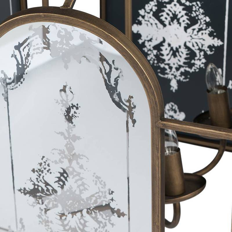 Vintage Glamour Chandelier Vintage Brass - A&B Home