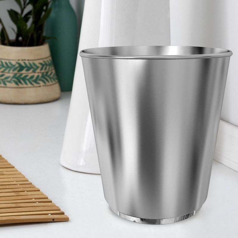 7pc Kingston Bath Accessory Set for Vanity Counter Tops Brushed Nickel - Nu Steel