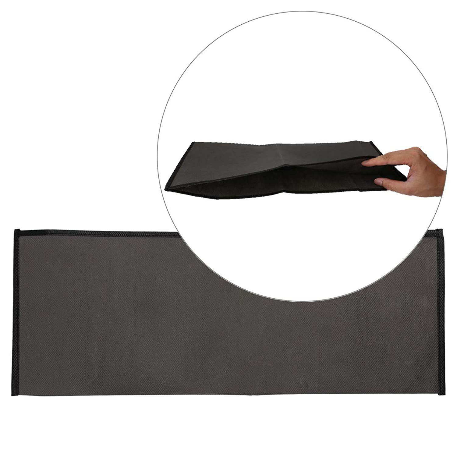 kwmobile Keyboard Cover Compatible with Microsoft All-in-One Media Keyboard - Protective Skin Computer Keyboard Dust Cover Case - Dark Grey