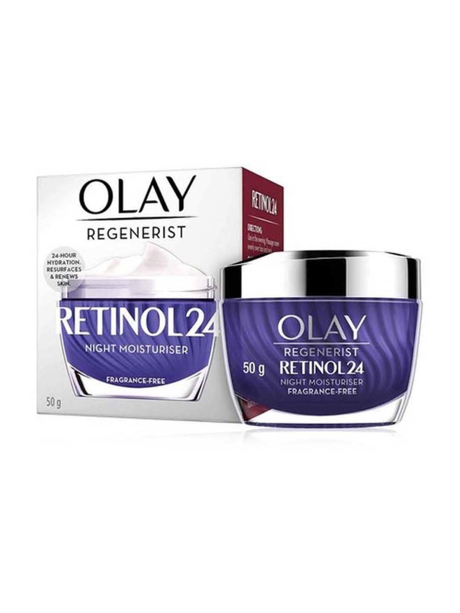 Olay Night Cream Regenerist Retinol 24 Moisturiser - 50 gm