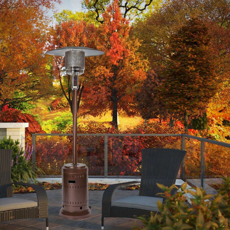 Patio Heater Aged Chestnut Finish - Fire Sense