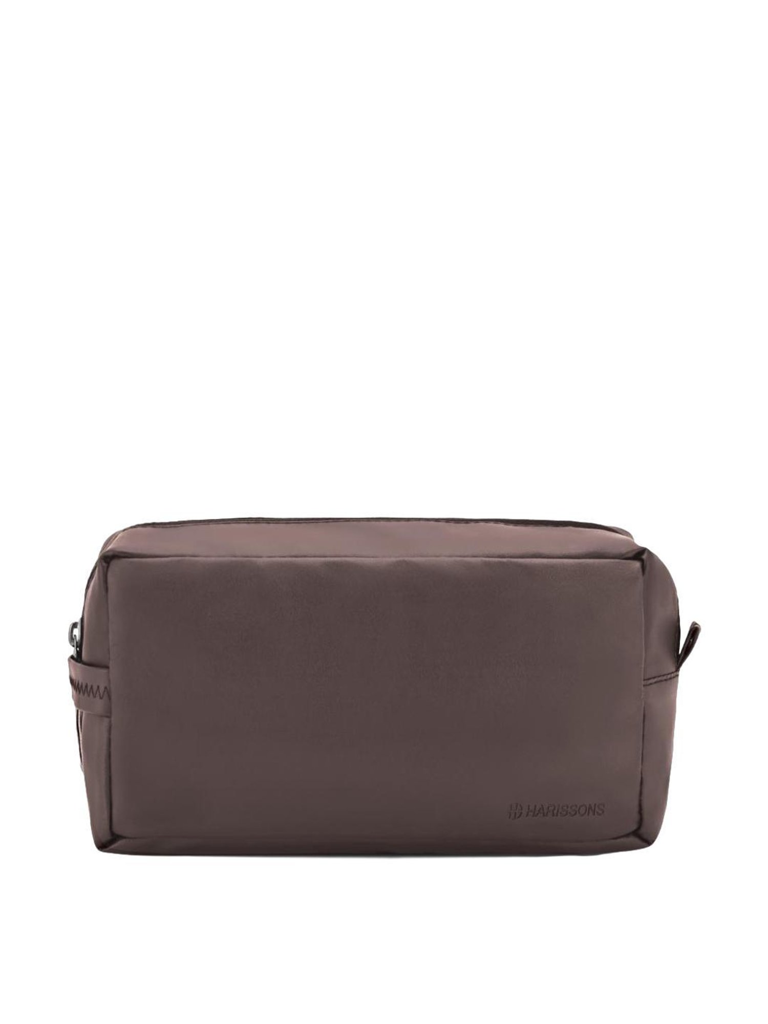 Harissons Brown PU Solid Pouch